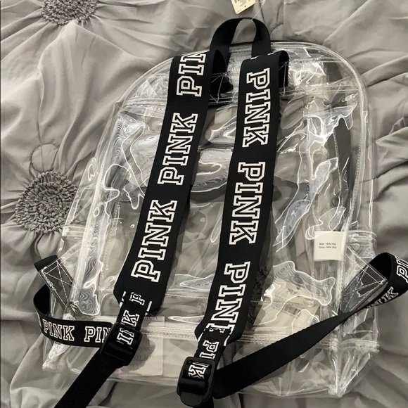 PINK Clear Backpack - Picture 3 of 6